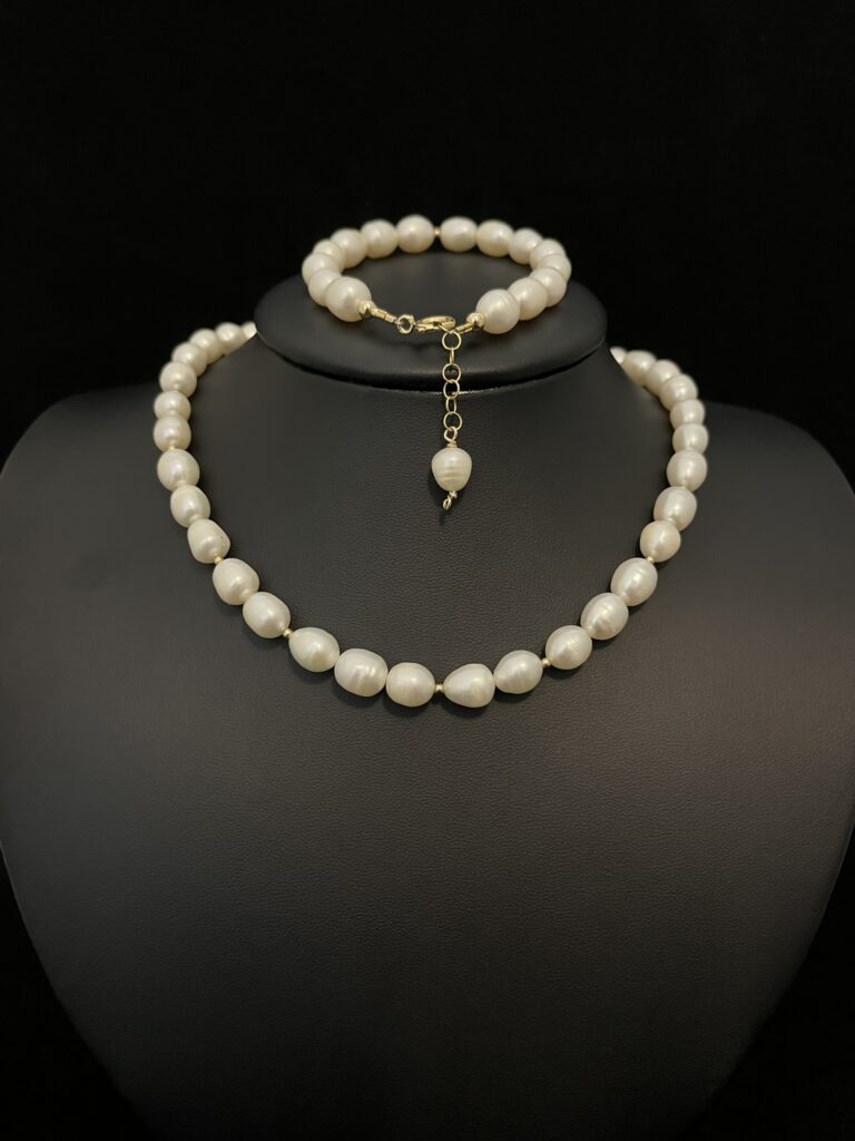 Potato Pearl Jewelry Set