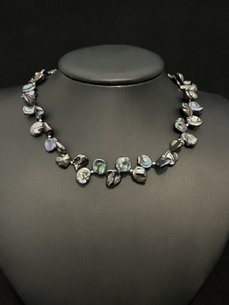 Peacock Keshi Pearl Necklace